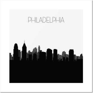 Philadelphia Skyline Posters and Art